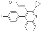 (E)-3-[2-Cyclopropyl-4-(4-fluorophenyl)-3-quinolinyl-2-propenal CAS#: 148901-68-2
