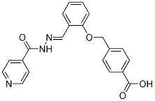 (E)-4-((2-((2-isonicotinoylhydrazono)Methyl)phenoxy)Methyl)benzoic acid CAS#: 354561-77-6