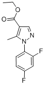 ETHYL 1-(2,4-DIFLUOROPHENYL)-5-METHYLPYRAZOLE-4-CARBOXYLATE CAS#: 175135-71-4