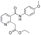 ETHYL 2-(3-[(4-METHOXYANILINO)CARBONYL]-2-PYRIDINYL)ACETATE CAS#: 338392-14-6