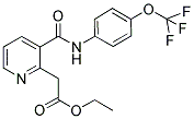 ETHYL 2-(3-([4-(TRIFLUOROMETHOXY)ANILINO]CARBONYL)-2-PYRIDINYL)ACETATE CAS#: 338392-13-5