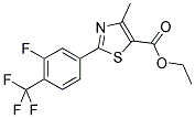 ETHYL 2-[3-FLUORO-(TRIFLUOROMETHYL)PHENYL]-4-METHYL-THIAZOLE-5-CARBOXYLATE CAS#: 317319-21-4