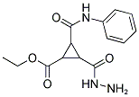 ETHYL 2-(ANILINOCARBONYL)-3-(HYDRAZINOCARBONYL)CYCLOPROPANECARBOXYLATE CAS#: 317821-91-3