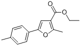 ETHYL 2-METHYL-5-(4-METHYLPHENYL)-3-FUROATE CAS#: 4302-54-9