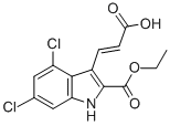 ETHYL 3-(2-CARBOXY-VINYL)-4,6-DICHLORO-1H-INDOLE-2-CARBOXYLATE CAS#: 159054-14-5