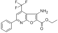 ETHYL 3-AMINO-4-(TRIFLUOROMETHYL)-6-PHENYLFURO[2,3-B]PYRIDINE-2-CARBOXYLATE CAS#: 160436-48-6