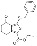 ETHYL 3-(BENZYLTHIO)-4-OXO-4,5,6,7-TETRAHYDROBENZO[C]THIOPHENE-1-CARBOXYLATE CAS#: 172516-35-7