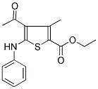 ETHYL 4-ACETYL-5-ANILINO-3-METHYL-2-THIOPHENECARBOXYLATE CAS#: 393802-93-2