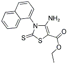 ETHYL 4-AMINO-3-(1-NAPHTHYL)-2-THIOXO-2,3-DIHYDRO-1,3-THIAZOLE-5-CARBOXYLATE CAS#: 312922-33-1