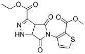 ETHYL 5-[2-(METHOXYCARBONYL)-3-THIENYL]-4,6-DIOXO-1,3A,4,5,6,6A-HEXAHYDROPYRROLO[3,4-C] PYRAZOLE-3-CARBOXYLATE CAS#: 317821-62-8