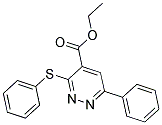 ETHYL 6-PHENYL-3-(PHENYLSULFANYL)-4-PYRIDAZINECARBOXYLATE CAS#: 338752-93-5