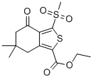ETHYL 6,6-DIMETHYL-3-(METHYLSULFONYL)-4-OXO-4,5,6,7-TETRAHYDROBENZO[C]THIOPHENE-1-CARBOXYLATE CAS#: 172516-46-0