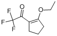 Ethanone, 1-(2-ethoxy-1-cyclopenten-1-yl)-2,2,2-trifluoro- (9CI) CAS#: 156519-25-4