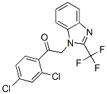 Ethanone,  1-(2,4-dichlorophenyl)-2-[2-(trifluoromethyl)-1H-benzimidazol-1-yl]- CAS#: 325854-71-5