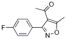 Ethanone, 1-[3-(4-fluorophenyl)-5-Methyl-4-isoxazolyl]- CAS#: 169814-55-5