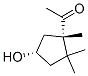 Ethanone, 1-(4-hydroxy-1,2,2-trimethylcyclopentyl)-, (1S-cis)- (9CI) CAS#: 171868-58-9