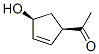 Ethanone, 1-(4-hydroxy-2-cyclopenten-1-yl)-, cis- (9CI) CAS#: 160733-40-4