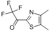 Ethanone, 1-(4,5-dimethyl-2-thiazolyl)-2,2,2-trifluoro- (9CI) CAS#: 174824-74-9