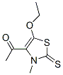 Ethanone, 1-(5-ethoxy-2,3-dihydro-3-methyl-2-thioxo-4-thiazolyl)- (9CI) CAS#: 382611-21-4