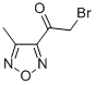 Ethanone, 2-bromo-1-(4-methyl-1,2,5-oxadiazol-3-yl)- (9CI) CAS#: 165066-97-7
