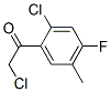 Ethanone, 2-chloro-1-(2-chloro-4-fluoro-5-methylphenyl)- (9CI) CAS#: 154258-17-0