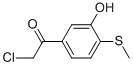 Ethanone, 2-chloro-1-[3-hydroxy-4-(methylthio)phenyl]- (9CI) CAS#: 151792-80-2