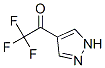 Ethanone, 2,2,2-trifluoro-1-(1H-pyrazol-4-yl)- (9CI) CAS#: 161957-47-7
