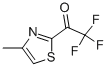 Ethanone, 2,2,2-trifluoro-1-(4-methyl-2-thiazolyl)- (9CI) CAS#: 174824-73-8