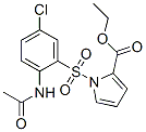 Ethyl 1-[(2-Acetamido-5-chlorophenyl)sulfonyl]-1H-pyrrole-2-carboxylat e CAS#: 173908-57-1