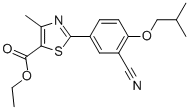 Ethyl 2-(3-cyano-4-isobutoxyphenyl)-4-methyl-5-thiazolecarboxylate CAS#: 160844-75-7