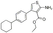 Ethyl 2-amino-4-(4-cyclohexylphenyl)thiophene-3-carboxylate CAS#: 351156-51-9