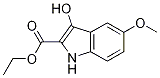 Ethyl 3-hydroxy-5-methoxy-1H-indole-2-carboxylate CAS#: 318292-61-4
