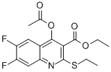 Ethyl 4-acetoxy-6,7-difluoro-2-(ethylthio)quinoline-3-carboxylate CAS#: 154330-68-4