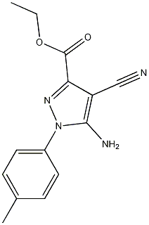 Ethyl5-amino-4-cyano-1-p-tolylpyrazole-3-carboxylate CAS#: 152992-58-0