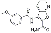 Furo[2,3-b]pyridine-2-carboxaMide, 3-[(3-Methoxybenzoyl)aMino]- CAS#: 371944-46-6