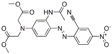 Glycine, N-3-(acetylamino)-4-(2-cyano-4-nitrophenyl)azophenyl-N-(2-methoxy-2-oxoethyl)-, methyl ester CAS#: 149850-30-6