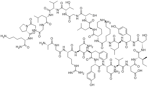 H-ALA-GLY-ARG-ASN-PHE-TYR-ASN-VAL-ASP-ILE-SER-TYR-LEU-LYS-LYS-LEU-CYS-GLY-THR-VAL-LEU-GLY-GLY-PRO-LYS-NH2 CAS#: 317331-27-4