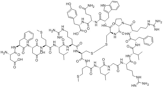H-ASP-PHE-ASP-MET-LEU-ARG-CYS-MET-LEU-GLY-ARG-VAL-PHE-ARG-PRO-CYS-TRP-GLN-TYR-OH CAS#: 160201-86-5