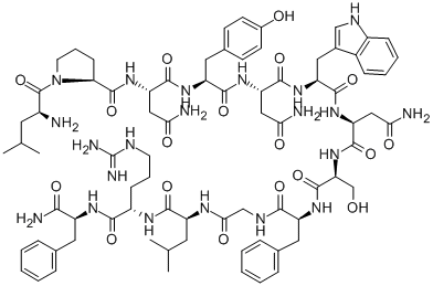 H-LEU-PRO-ASN-TYR-ASN-TRP-ASN-SER-PHE-GLY-LEU-ARG-PHE-NH2 CAS#: 374675-18-0