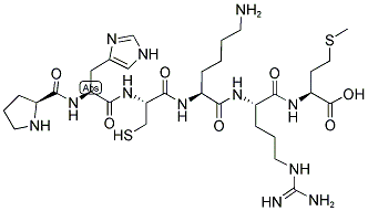 H-PRO-HIS-CYS-LYS-ARG-MET-OH CAS#: 159147-88-3