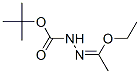 Hydrazinecarboxylic acid, (1-ethoxyethylidene)-, 1,1-dimethylethyl ester (9CI) CAS#: 159016-20-3