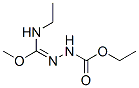 Hydrazinecarboxylic  acid,  [(ethylamino)methoxymethylene]-,  ethyl  ester  (9CI) CAS#: 145028-10-0