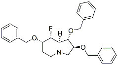 Indolizine, 8-fluorooctahydro-1,2,7-tris(phenylmethoxy)-, 1S-(1.alpha.,2.beta.,7.alpha.,8.alpha.,8a.alpha.)- CAS#: 156150-91-3