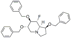 Indolizine, 8-fluorooctahydro-1,6,7-tris(phenylmethoxy)-, 1S-(1.alpha.,6.beta.,7.alpha.,8.beta.,8a.beta.)- CAS#: 156150-90-2