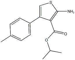 Isopropyl 2-amino-4-(4-methylphenyl)thiophene-3-carboxylate CAS#: 350997-25-0