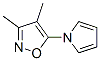 Isoxazole, 3,4-dimethyl-5-(1H-pyrrol-1-yl)- (9CI) CAS#: 358332-84-0
