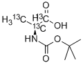 L-ALANINE-13C3, N-T-BOC DERIVATIVE (99 & CAS#: 335081-02-2