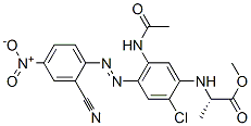 L-Alanine, N-5-(acetylamino)-2-chloro-4-(2-cyano-4-nitrophenyl)azophenyl-, methyl ester CAS#: 157707-95-4