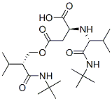 L-Aspartic acid, N-[1-[[(1,1-dimethylethyl)amino]carbonyl]-2-methylpropyl]-, 4-[1-[[(1,1-dimethylethyl)amino]carbonyl]-2-methylpropyl] 1-methyl ester, [R-(R*,R*)]- (9CI) CAS#: 169533-22-6
