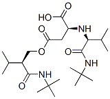 L-Aspartic acid, N-[1-[[(1,1-dimethylethyl)amino]carbonyl]-2-methylpropyl]-, 4-[1-[[(1,1-dimethylethyl)amino]carbonyl]-2-methylpropyl] 1-methyl ester, [S-(R*,R*)]- (9CI) CAS#: 169453-14-9